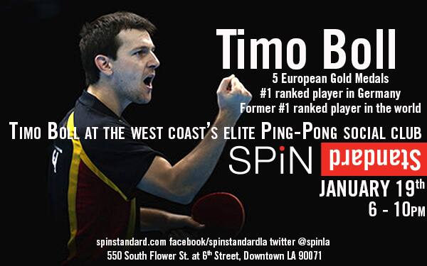 Timo Boll @ SPiN