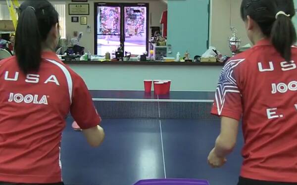 Ping Pong Trick Shots - Invade London