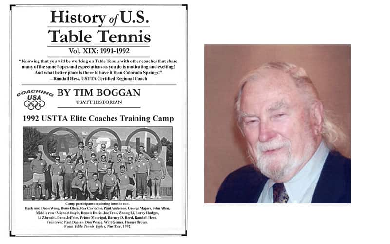 History of U.S. Table Tennis - Volume XIX