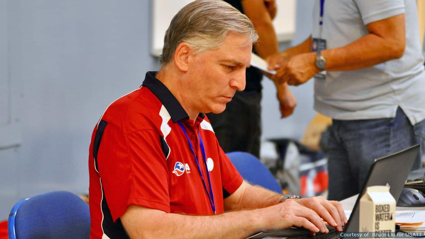 US Table Tennis Hall of Famer Member, Larry Hodges