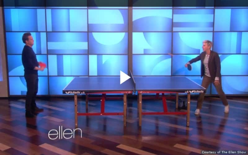 Table Tennis with a Twist