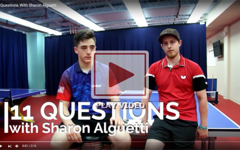Sharon Alguetti Table Tennis USA 11 Questions