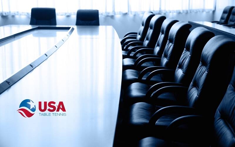 USATT Logo and Boardroom