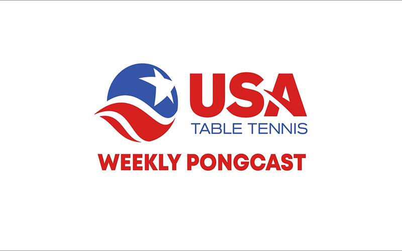 USATT logo and Title: Weekly Pongcast