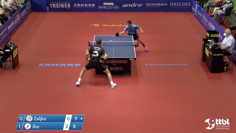 Kanak Jha vs Filip Zeljko  - TSV Bad Königshofen vs. TTF Liebherr Ochsenhausen