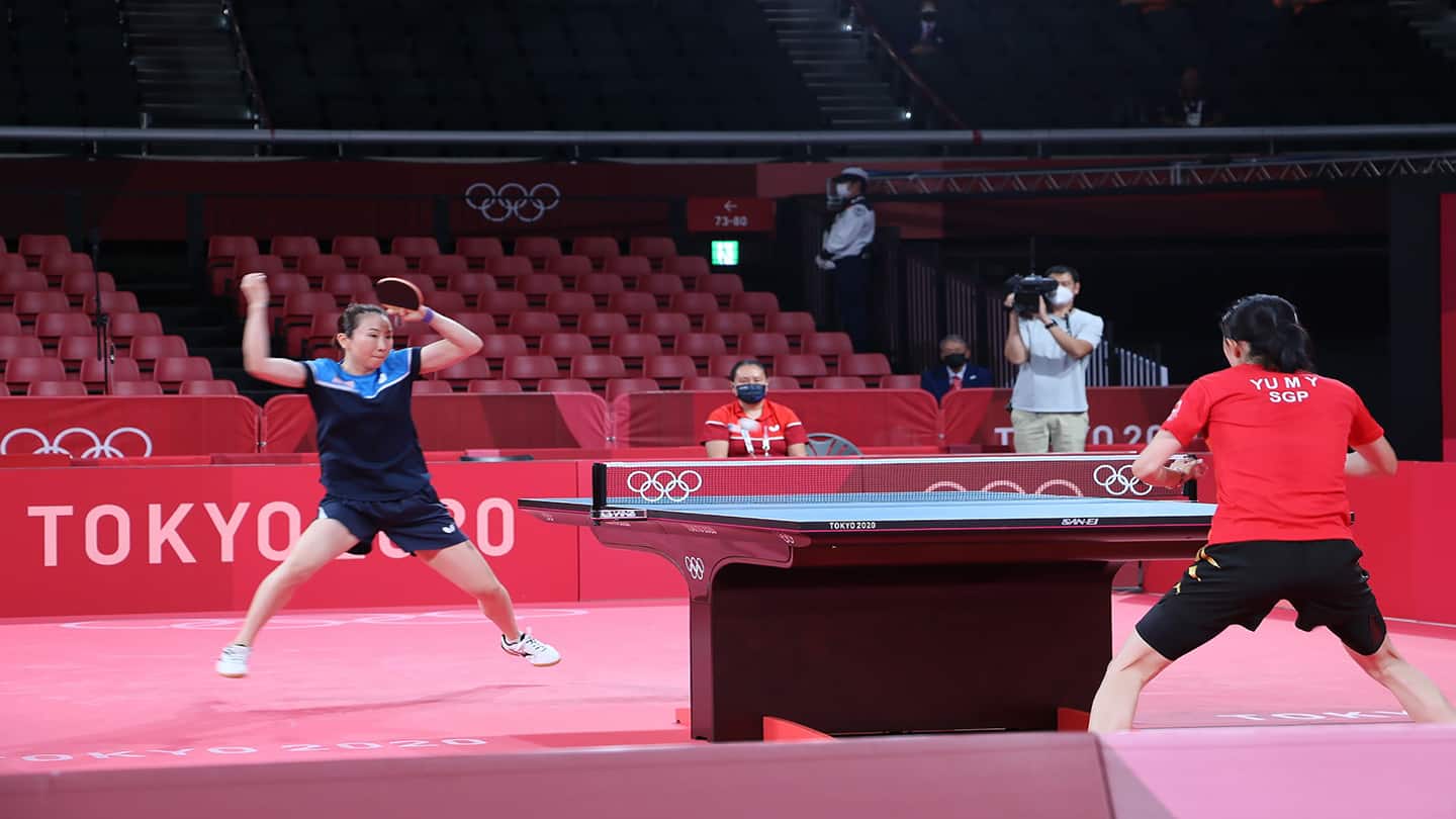 Tokyo 2020 Olympics, Liu Juan vs Yu Mengyu (Round of 16).