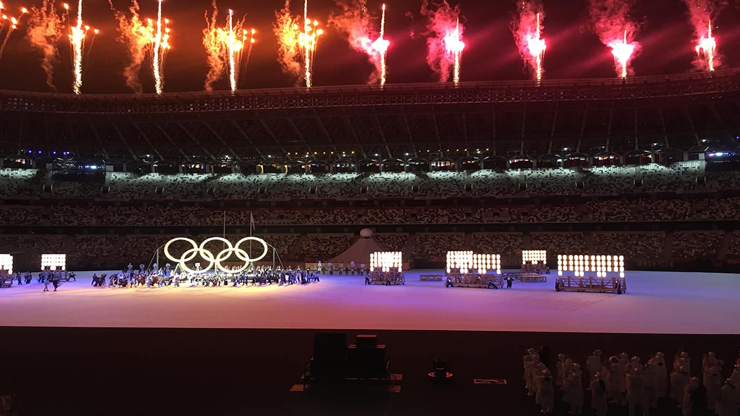 Opening Ceremonies, Tokyo 2020 Olympics.