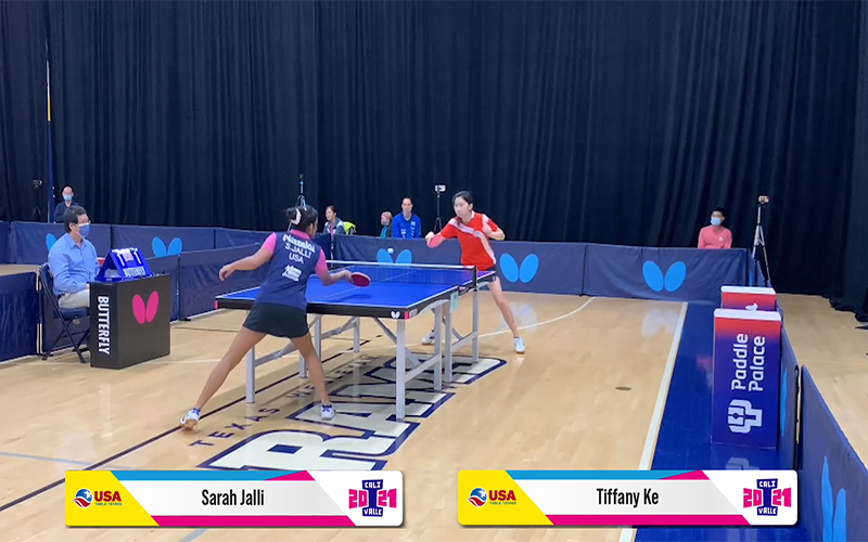 2021 Pan Am Trials Sarah Jalli vs Tiffany Ke
