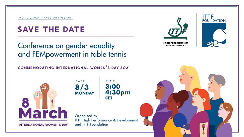 Women holding table tennis racquets in unity, Fists raised