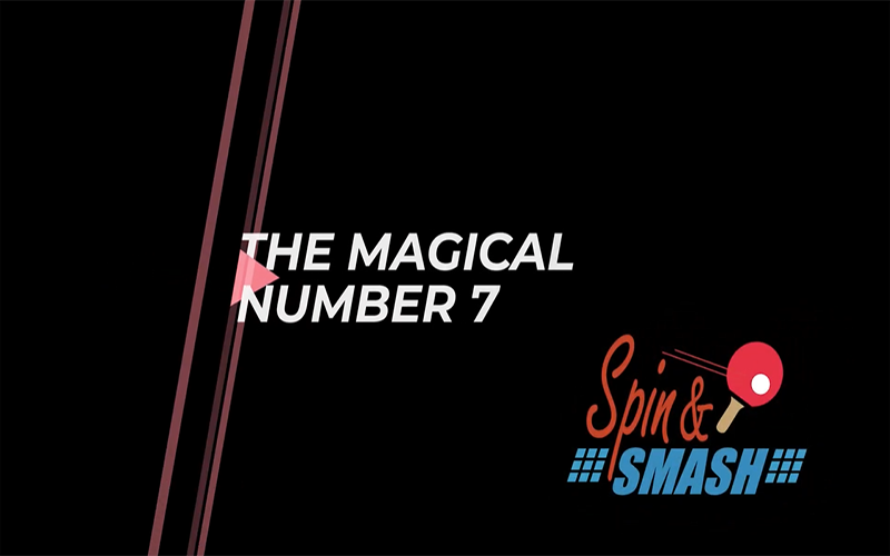 Spin & Smash Table Tennis & Ping Pong Gym paddle and ball logo.