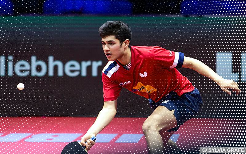 Kanak Jha at the 2019 World TT Championships