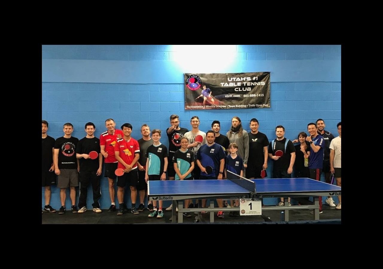 Salt Lake City Table Tennis Club Post Covid 19 Fundraiser Event 2020, Salt Lake City Utah.