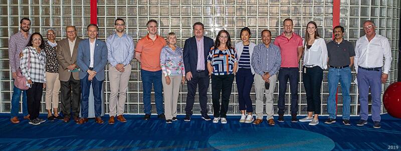 ITTF, WTT, USATT, USOPC, and the Houston Sports Authority meet in Houston ahead of the 2021 World Table Tennis Championships.