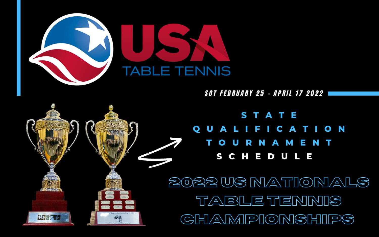 SQT Schedule Cover with US National Trophies