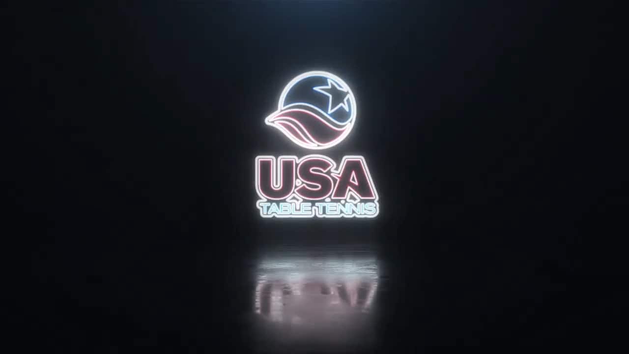 USATT logo reflection for 2021 Year in Review video.