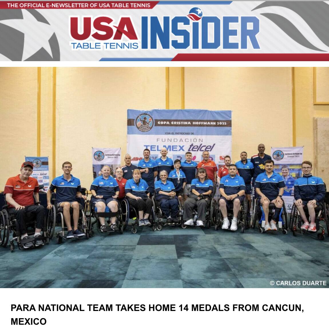 USATT Insider cover.