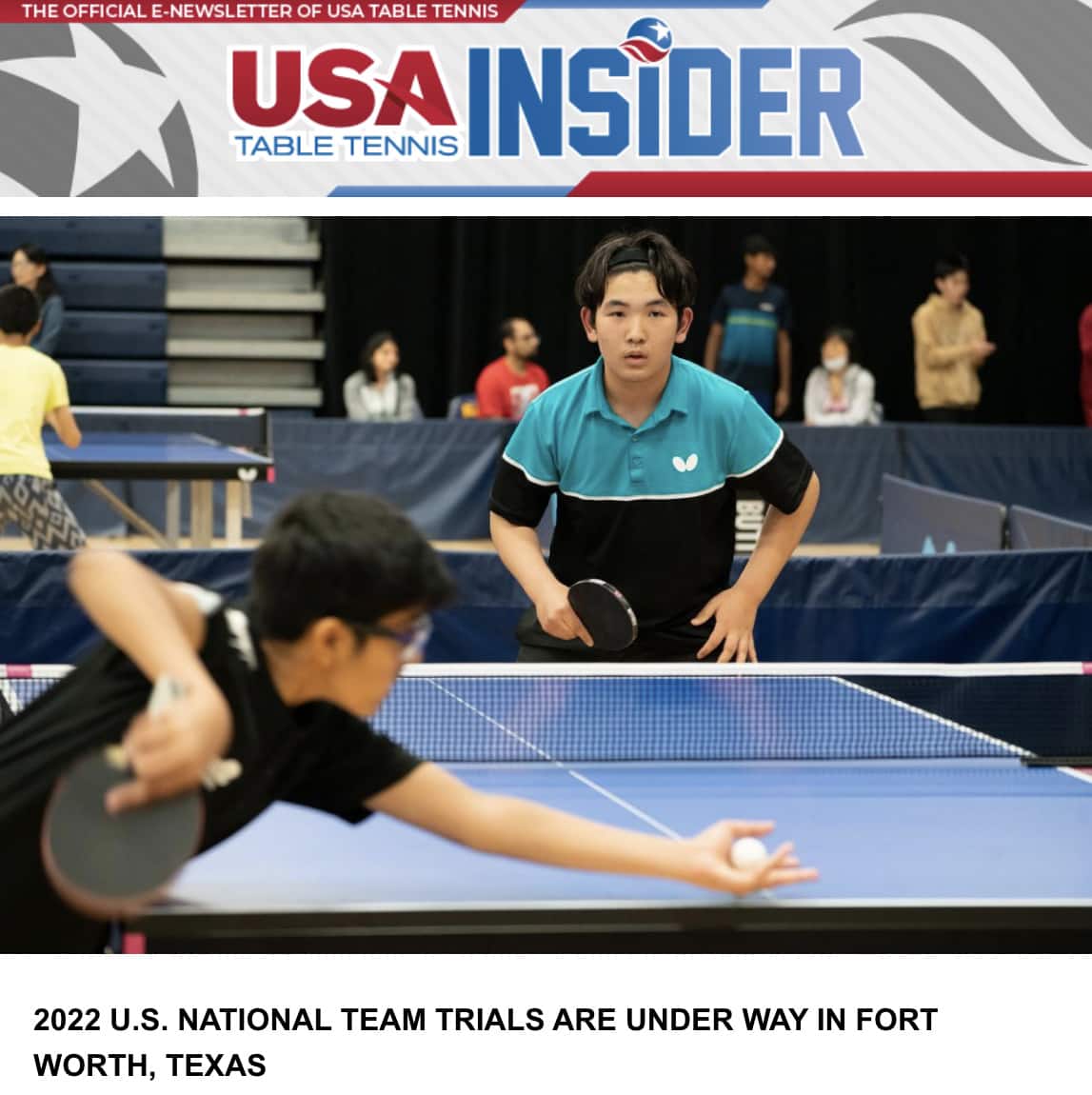 USATT Insider cover.