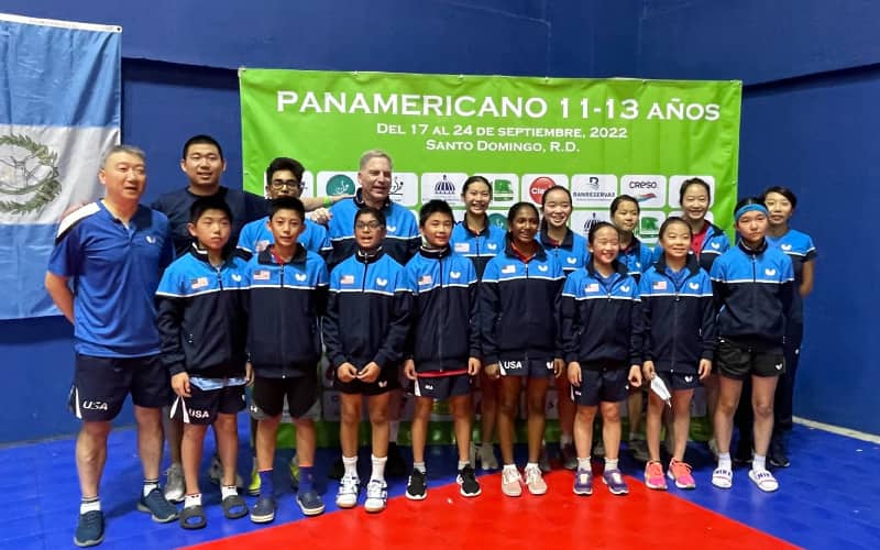 2022 Pan Am U11 U13 Team Photo