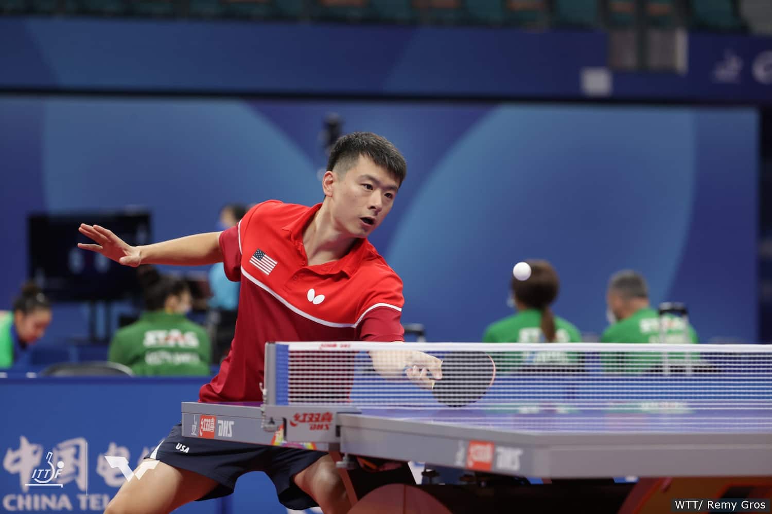 Teams - Group Match - Match 1, 2022 ITTF World Team Championships Finals Presented by China Telecom, Chengdu High-tech Sports Centre.Chengdu, China. 30 Sep - 9 Oct 2022.