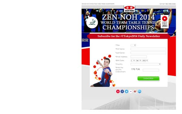 2014 ITTF WTTC Newsletter