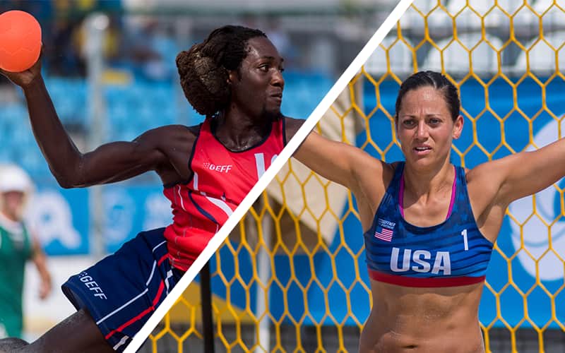 Ebiye Udo-Udoma and Staci Self - 2022 Beach National Team Athletes