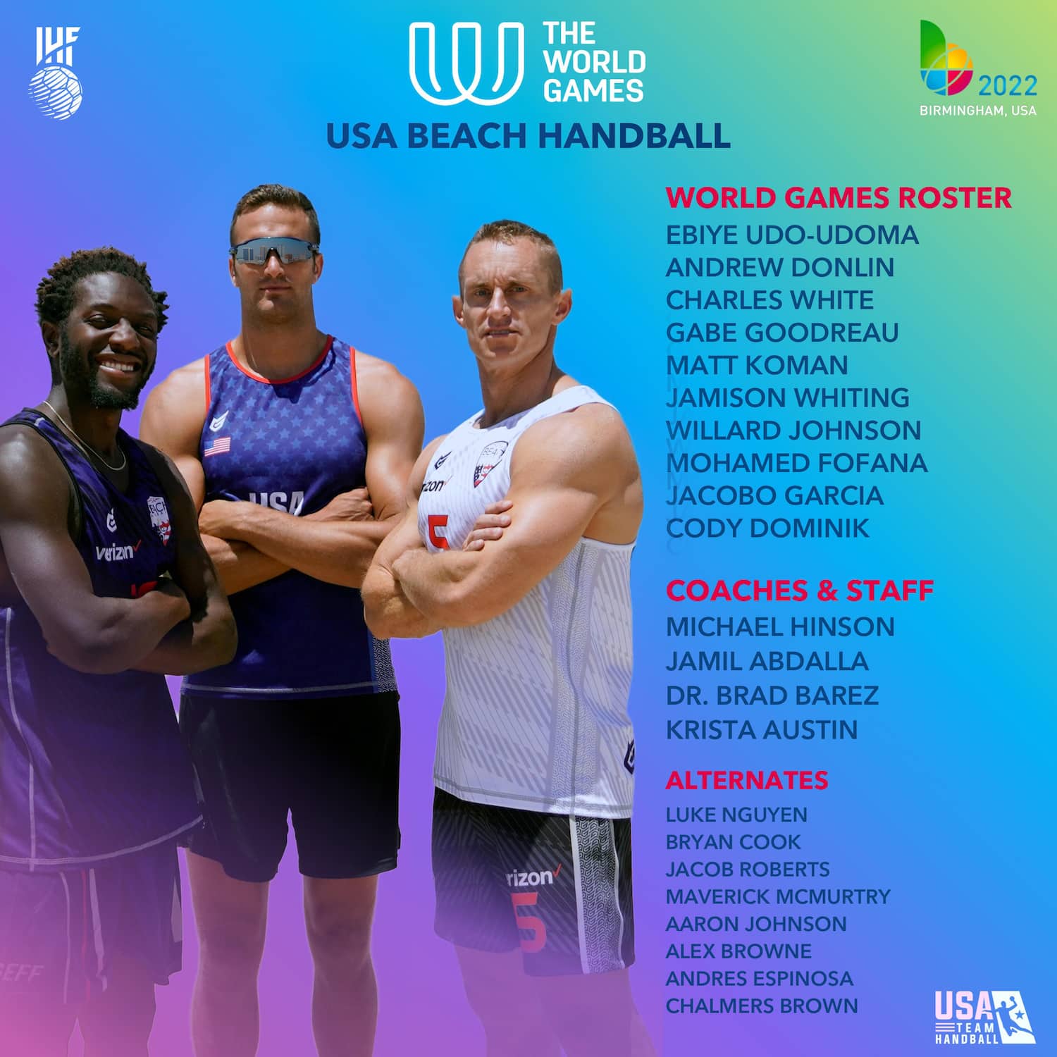 2022 World Games - Beach MNT Roster