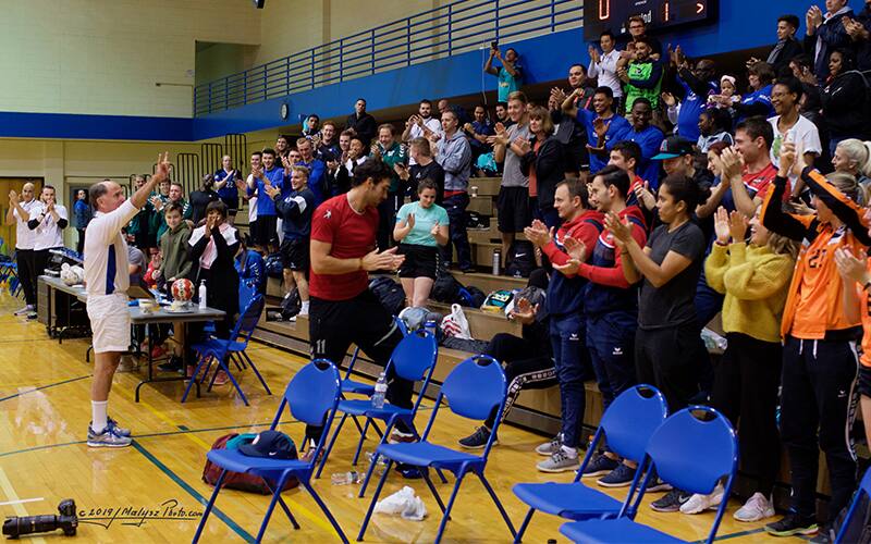 The crowd reacts at the 2019 Michael Lipov Memorial Cup.