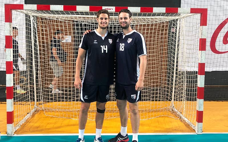 USA Team Handball athletes/brothers Ian and Patrick Hueter 