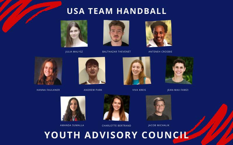 USATH Youth Advisory Council group photo of YAC members