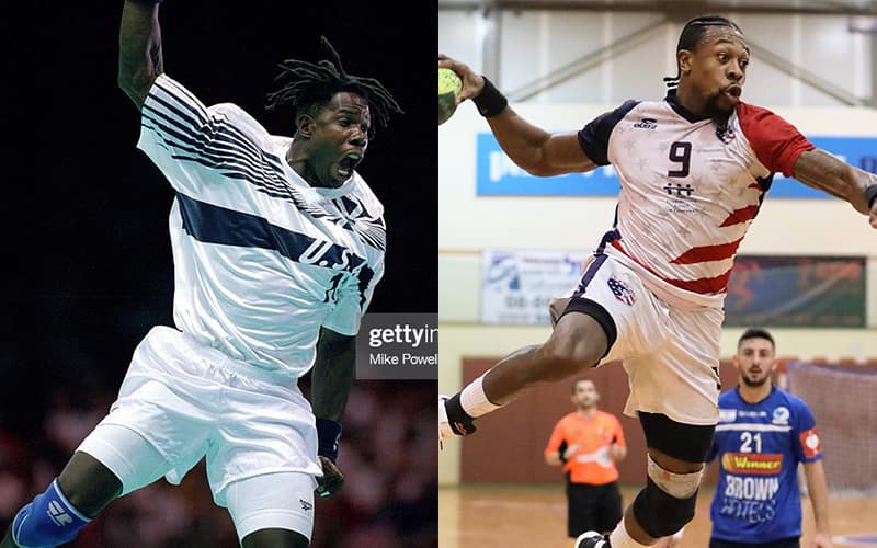 Photos of Olympian Darrick Heath and current Men's National Team member Gary Hines