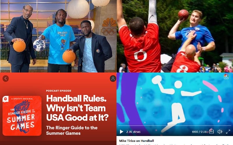 Composite image of media and social media during the 2020 Olympics