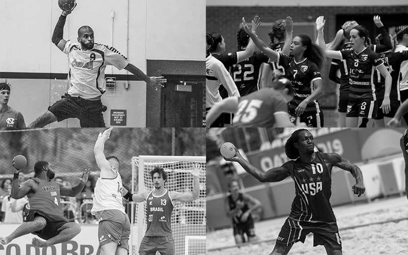 Photos of Myles Bacon, Monaye Merritt, Darryl Yarbrough, and Ebiye Udo-Udoma