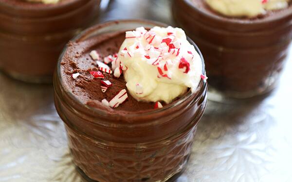 Minty Chocolate Pots