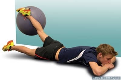 single leg abduction with hip extension