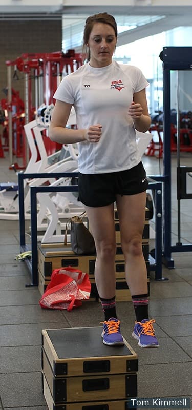 Single-leg Box Squat with Hip Hike