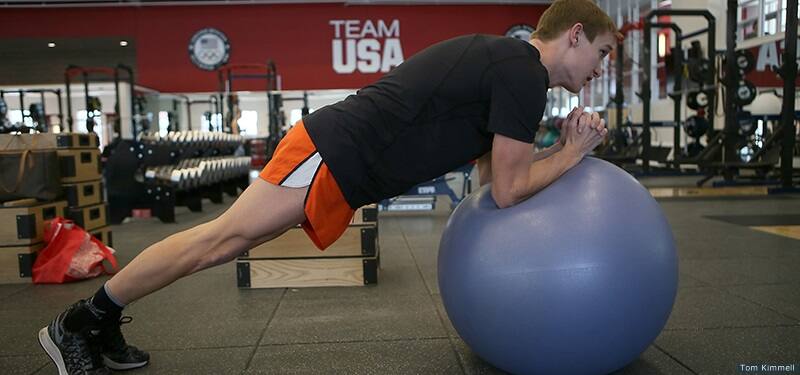 Stability Ball Saw and Circle