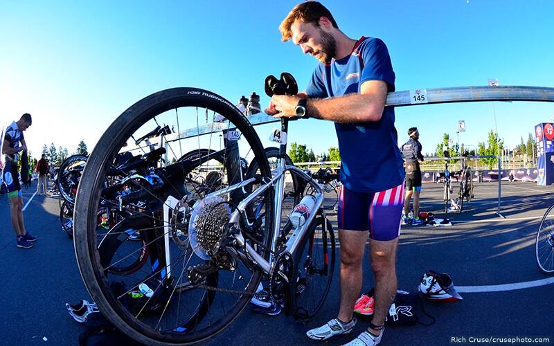 bike saddle in transition