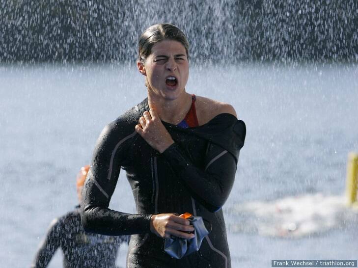 Sarah Groff finished fourth at the ITU Lorient World Cup to lead all U.S. athletes