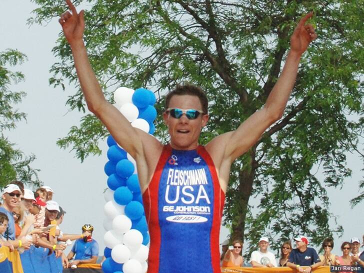 Brian Fleischmann's finish at the Musselman ITU Continental Cup in Geneva, N.Y., was the highlight of his 2008 season.