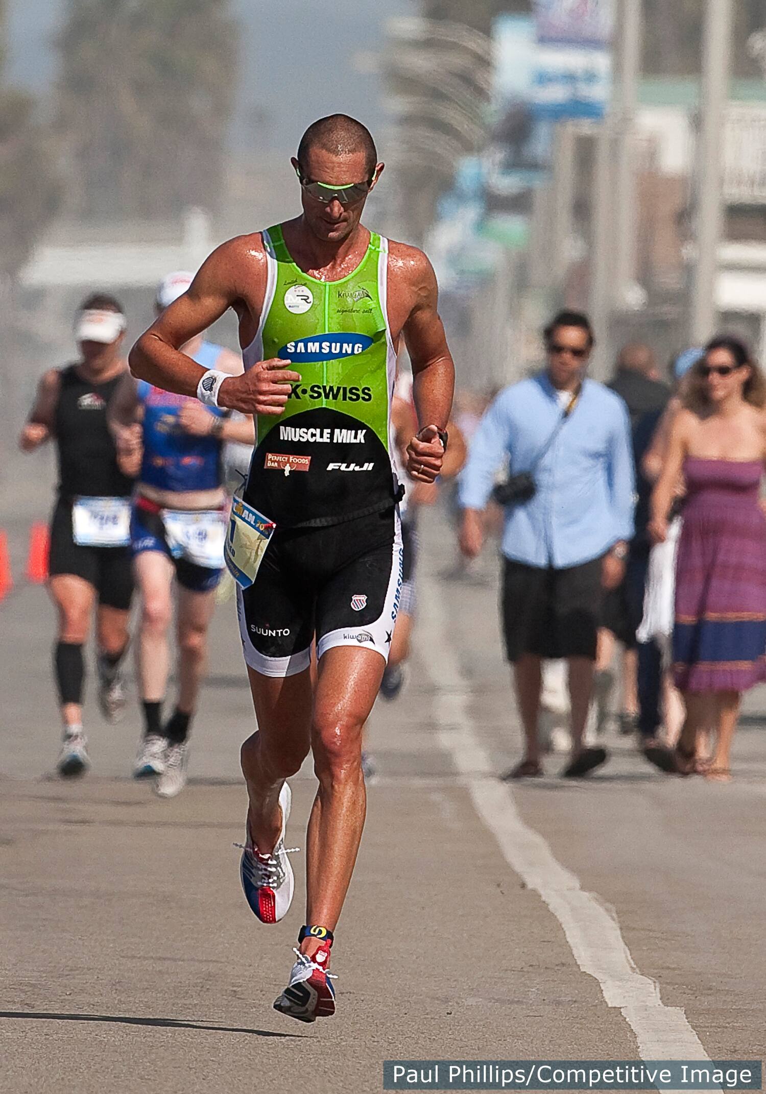 Matt Reed was second at the Ironman 70.3 California.