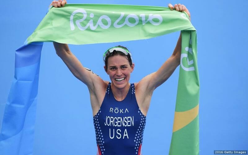 Gwen Jorgensen wins gold