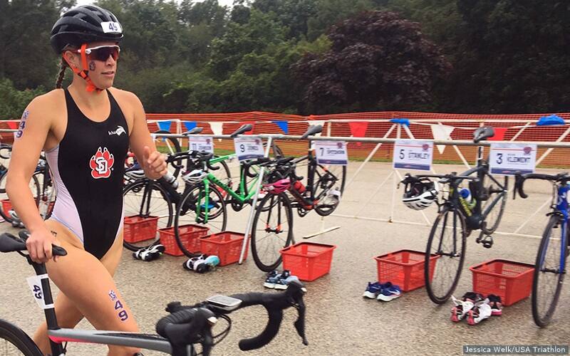 Women's NCAA triathlon