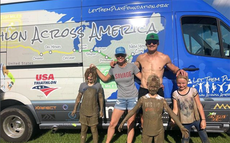 eric byrnes triathlon across america