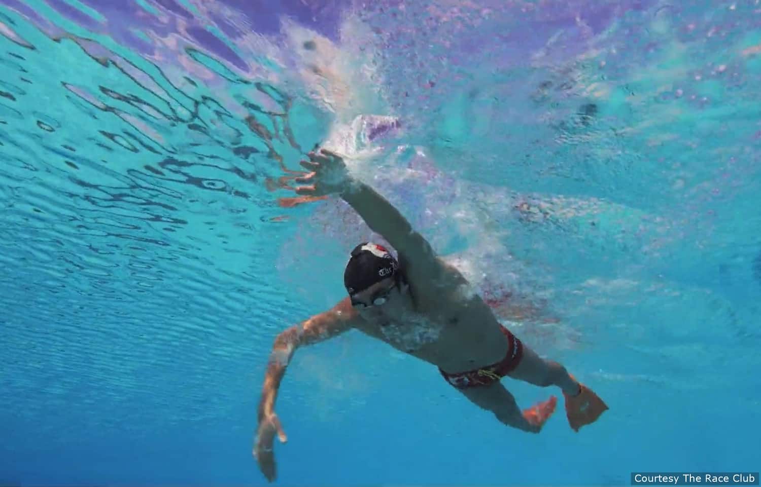 Breathing while swimming