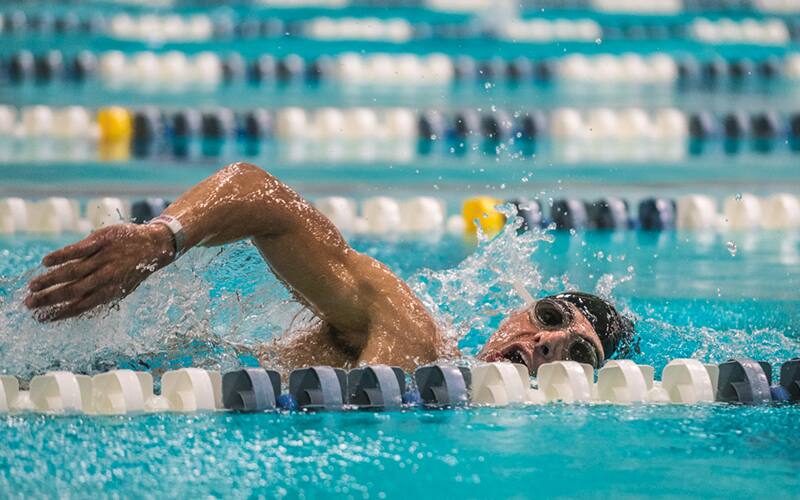 swimmer in pool