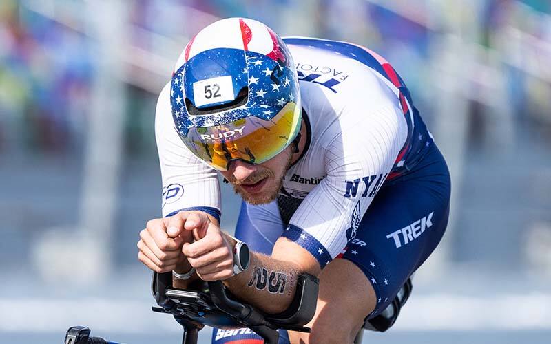 Ben Kanute rides his bike at CLASH Daytona race