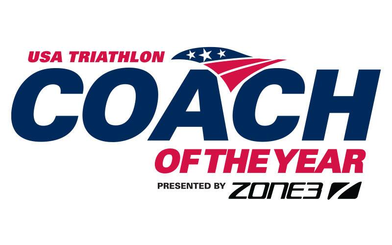 Logo for USA Triathlon Coach of the Year