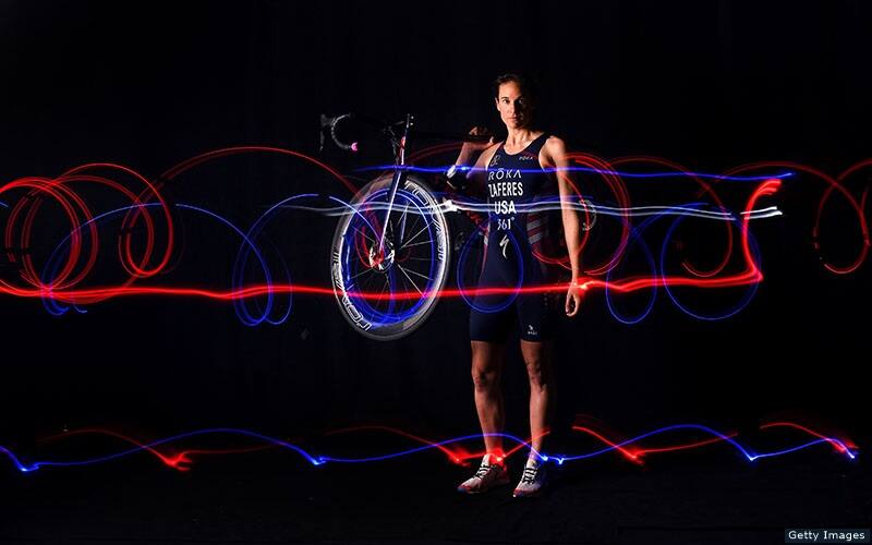 Katie Zaferes poses for Getty Images photoshoot in California