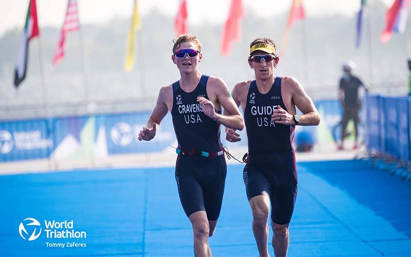 Owen Cravens and guide in Abu Dhabi