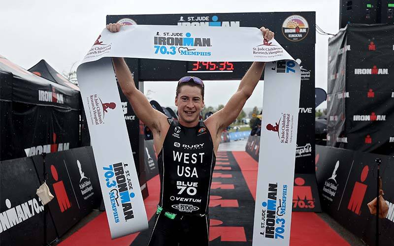 Jason West wins Ironman Memphis 